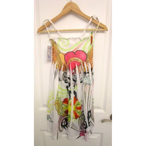 OCEAN BREEZE Women/Girl/Teen Summer Dress - Stretchy/Knee Length Size Medium NWT - Picture 10 of 13
